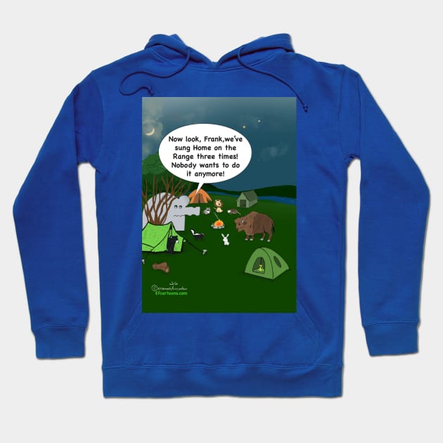 Enormously Funny Cartoons Campfire Songs Hoodie by Enormously Funny Cartoons